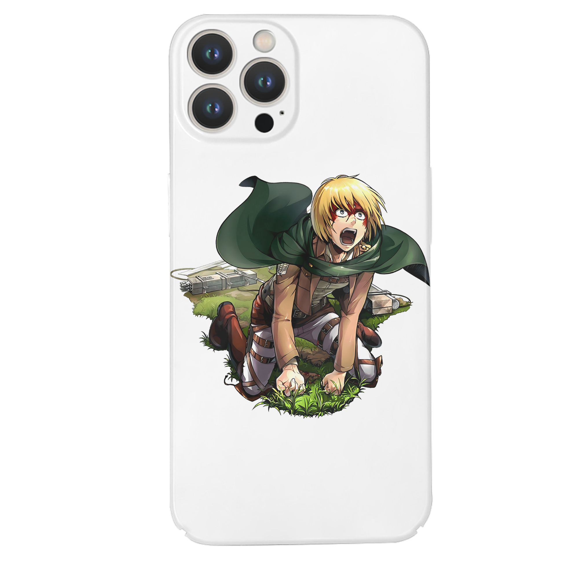 （画像用） 進撃の巨人 アルミン·アルレルト Attack on Titan Armin Arlert 【iPhone 14シリーズ対応】ハードケース